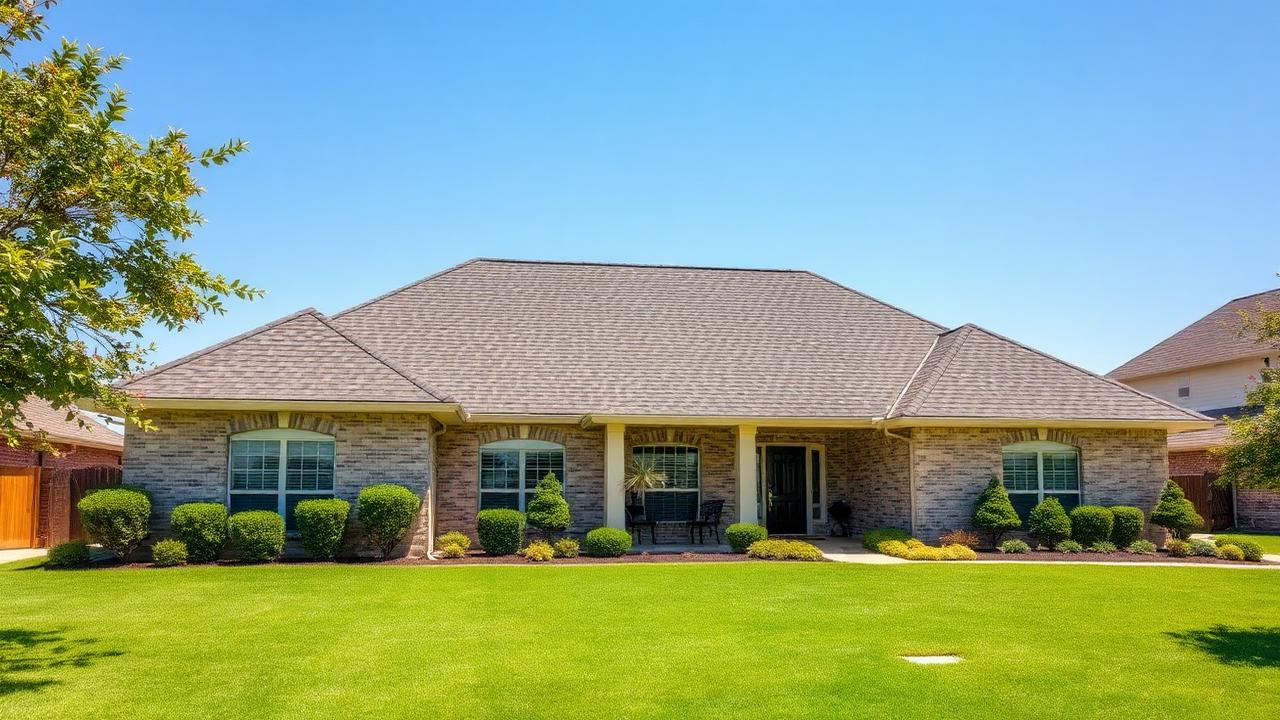 Completed roof replacement in Texas